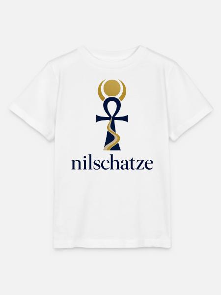 Nilschätze Ankh Logo Design - Stanley/Stella Kinder T-Shirt MINI CREATOR  - Weiß