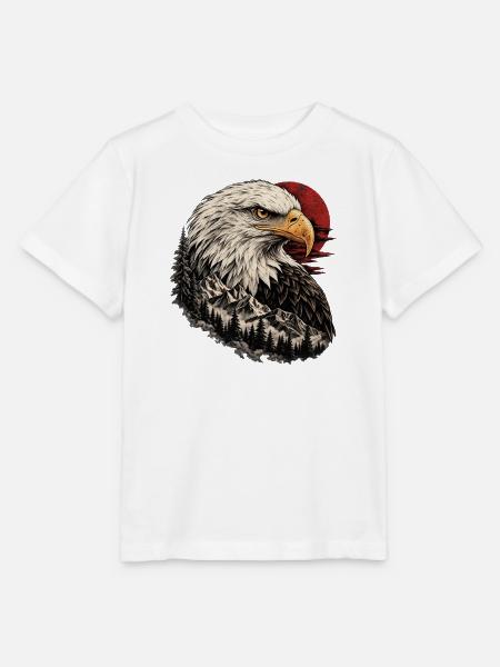 Wild Eagle - Stanley/Stella Kinder T-Shirt MINI CREATOR - Weiß
