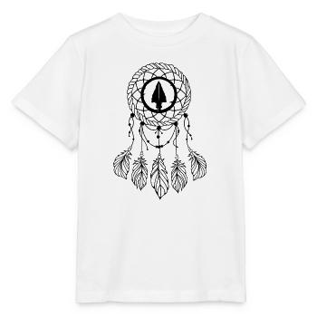 Indianer Ureinwohner Traumfänger Western - Stanley/Stella Kinder T-Shirt MINI CREATOR  - Weiß - Vorne - Maike (125cm)