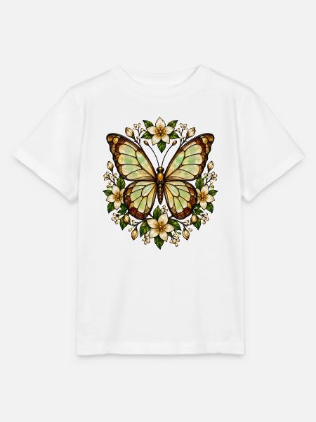 Schmetterlinge Schöner Schmetterling - Stanley/Stella Kinder T-Shirt MINI CREATOR  - Weiß