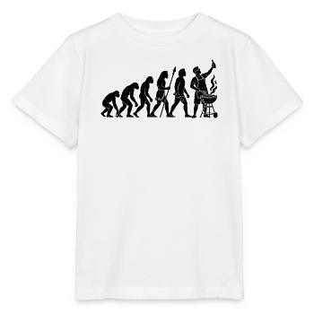 Nachtgrill Silhouette - Stanley/Stella Kinder T-Shirt MINI CREATOR  - Weiß - Vorne - Maike (125cm)
