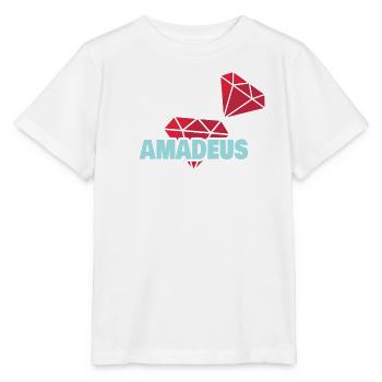 Amadeus - Stanley/Stella Kinder T-Shirt MINI CREATOR  - Weiß - Vorne - Maike (125cm)