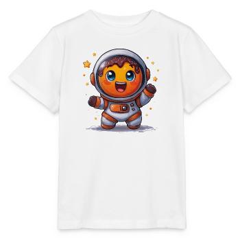 Astronauten-Donut im All - Stanley/Stella Kinder T-Shirt MINI CREATOR  - Weiß - Vorne - Maike (125cm)