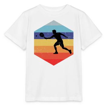 Geschenkidee für den Doppelspieler mit Racketsport - Stanley/Stella Kinder T-Shirt MINI CREATOR  - Weiß - Vorne - Maike (125cm)