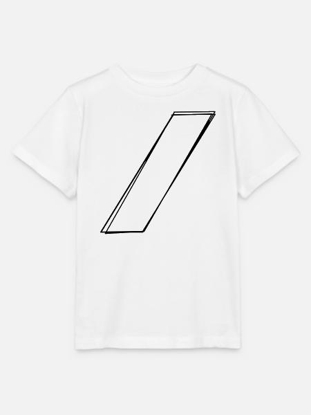 Schrägstrich handgezeichnet - Stanley/Stella Kinder T-Shirt MINI CREATOR  - Weiß