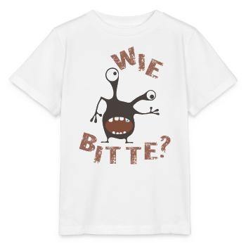 Wie bitte  - Stanley/Stella Kinder T-Shirt MINI CREATOR  - Weiß - Vorne - Maike (125cm)