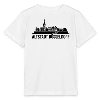 Düsseldorf Altstadt Silhouette - Stanley/Stella Kinder T-Shirt MINI CREATOR  - Weiß - Vorne - Maike (125cm)