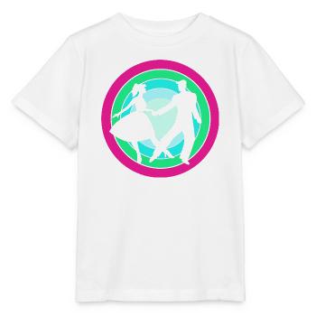 Sock Hop - Stanley/Stella Kinder T-Shirt MINI CREATOR  - Weiß - Vorne - Maike (125cm)
