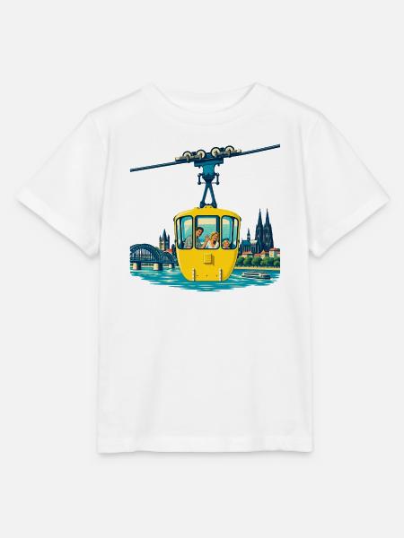 Kölner Seilbahn Retro - Stanley/Stella Kinder T-Shirt MINI CREATOR  - Weiß
