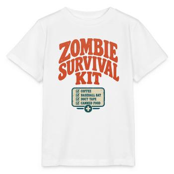 Zombie Survival Kit - Stanley/Stella Kinder T-Shirt MINI CREATOR  - Weiß - Vorne - Maike (125cm)