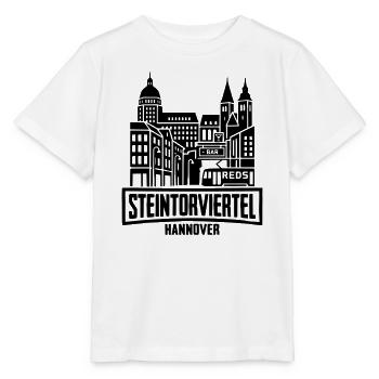 Hannover Steintorviertel - Stanley/Stella Kinder T-Shirt MINI CREATOR  - Weiß - Vorne - Maike (125cm)
