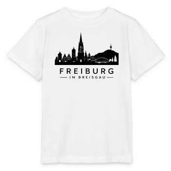 Skyline Freiburg im Breisgau - Stanley/Stella Kinder T-Shirt MINI CREATOR  - Weiß - Vorne - Maike (125cm)