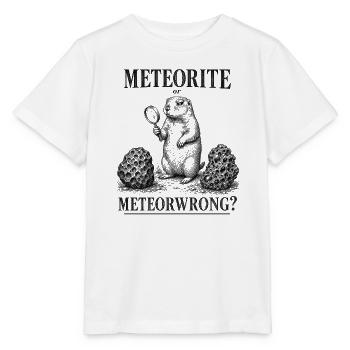  Meteorit Oder Meteorirgendein Präriehund - Stanley/Stella Kinder T-Shirt MINI CREATOR  - Weiß - Vorne - Maike (125cm)