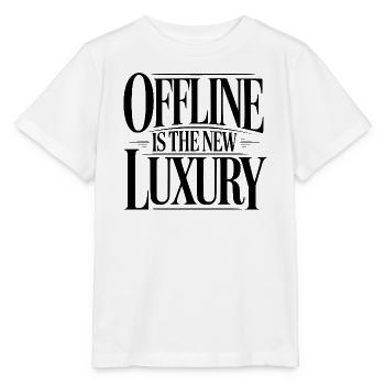 Offline ist der neue Luxus - Stanley/Stella Kinder T-Shirt MINI CREATOR  - Weiß - Vorne - Maike (125cm)