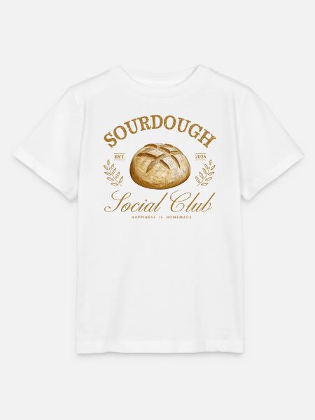 Sourdough Social Club – Sauerteig Design - Stanley/Stella Kinder T-Shirt MINI CREATOR  - Weiß
