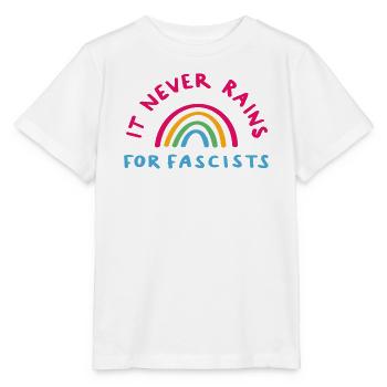 It never rains for Fascists - Stanley/Stella Kinder T-Shirt MINI CREATOR  - Weiß - Vorne - Maike (125cm)