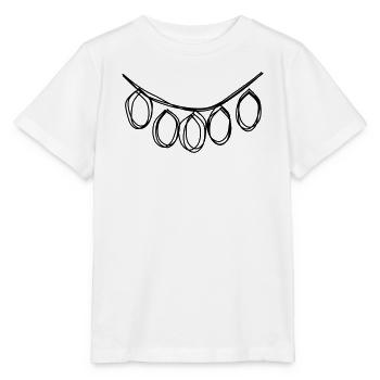 Lichtergirlande handgezeichnet - Stanley/Stella Kinder T-Shirt MINI CREATOR  - Weiß - Vorne - Maike (125cm)