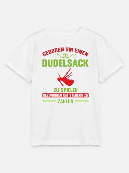 Dudelsackspieler Dudelsack Männer Geschenk - Stanley/Stella Kinder T-Shirt MINI CREATOR  - Weiß