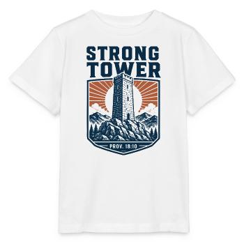 Starke Turm-Sprichwörter - Stanley/Stella Kinder T-Shirt MINI CREATOR  - Weiß - Vorne - Maike (125cm)