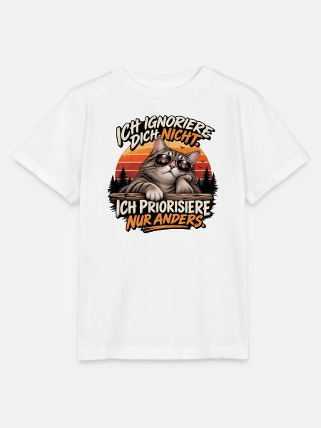 Ich ignoriere dich nicht - Stanley/Stella Kinder T-Shirt MINI CREATOR - Weiß