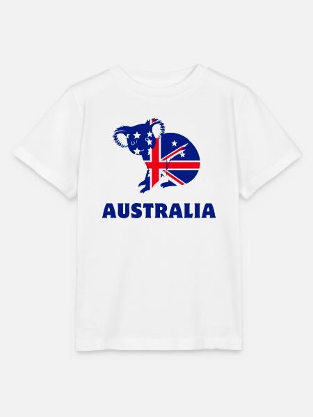 Australien-Koala - Stanley/Stella Kinder T-Shirt MINI CREATOR  - Weiß