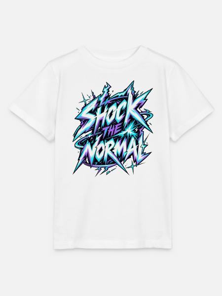 Shock the Normal Neon Graffiti - Stanley/Stella Kinder T-Shirt MINI CREATOR - Weiß