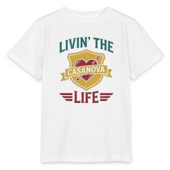 Das Casanova Leben leben - Stanley/Stella Kinder T-Shirt MINI CREATOR  - Weiß - Vorne - Maike (125cm)