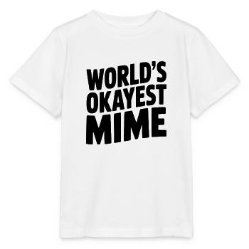 Der beste Pantomime der Welt - Stanley/Stella Kinder T-Shirt MINI CREATOR  - Weiß - Vorne - Maike (125cm)