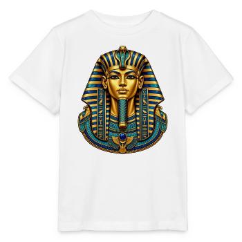 Tutanchamun – Goldene Maske - Stanley/Stella Kinder T-Shirt MINI CREATOR  - Weiß - Vorne - Maike (125cm)
