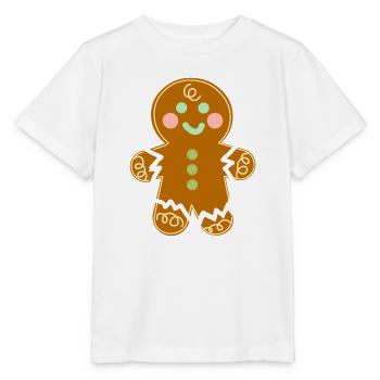 Kawaii lebkuchenmann - Stanley/Stella Kinder T-Shirt MINI CREATOR  - Weiß - Vorne - Maike (125cm)
