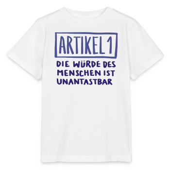 Artikel 1  - Stanley/Stella Kinder T-Shirt MINI CREATOR  - Weiß - Vorne - Maike (125cm)