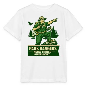 Ranger Wissen Dinge Andere Nicht Spruch - Stanley/Stella Kinder T-Shirt MINI CREATOR  - Weiß - Vorne - Maike (125cm)