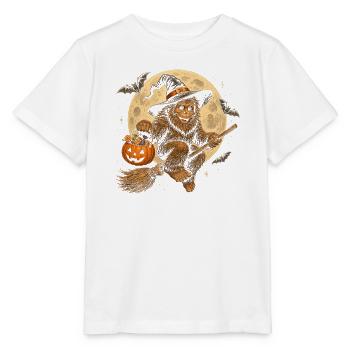Bigfoot Hexe Halloween Bigfoot - Stanley/Stella Kinder T-Shirt MINI CREATOR  - Weiß - Vorne - Maike (125cm)