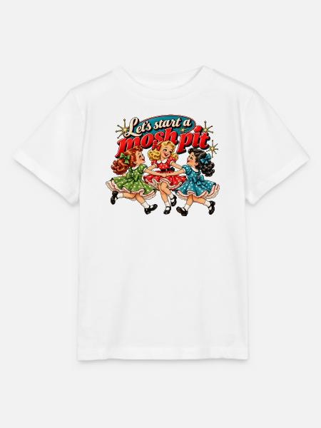 Let's start a mosh pit - Stanley/Stella Kinder T-Shirt MINI CREATOR - Weiß