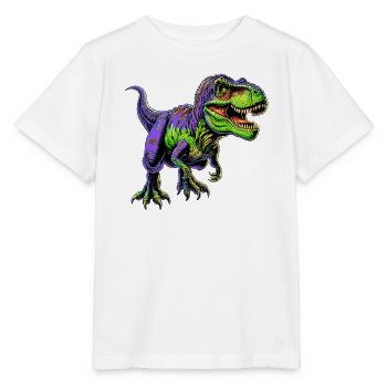 Dinosaurier - Stanley/Stella Kinder T-Shirt MINI CREATOR  - Weiß - Vorne - Maike (125cm)