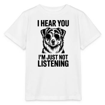 Australian Shepherd Spruch Lustige Aussie Geschenk - Stanley/Stella Kinder T-Shirt MINI CREATOR  - Weiß - Vorne - Maike (125cm)