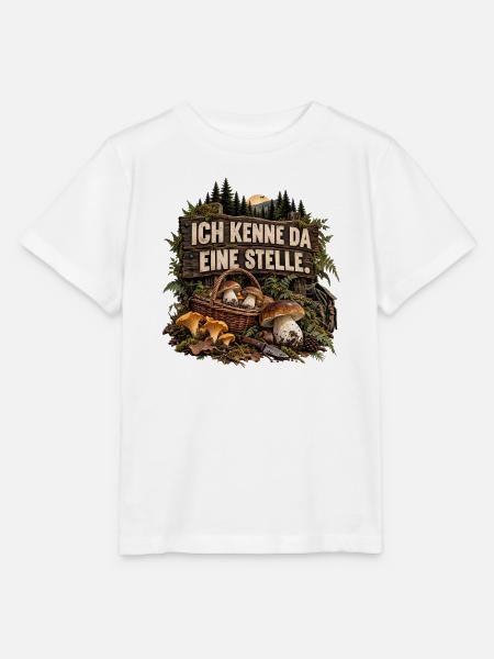 Pilzsammler - Stanley/Stella Kinder T-Shirt MINI CREATOR - Weiß
