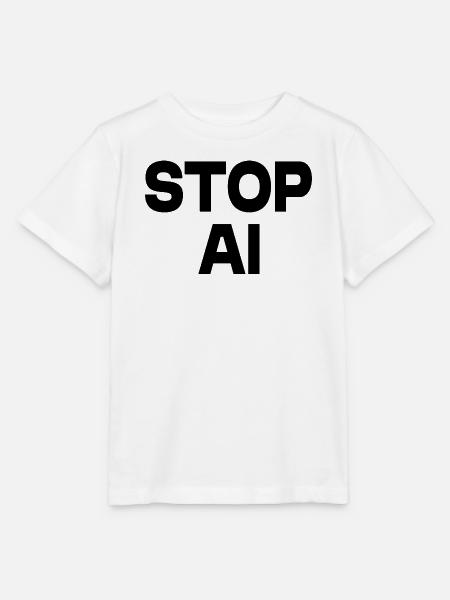 Stop ai - Stanley/Stella Kinder T-Shirt MINI CREATOR  - Weiß