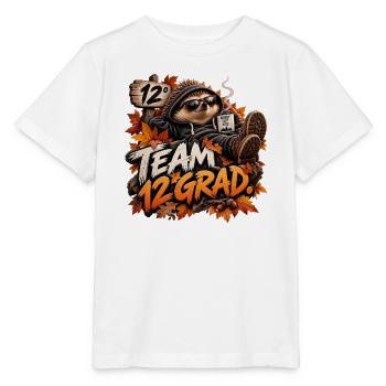 Team 12 Grad - Stanley/Stella Kinder T-Shirt MINI CREATOR  - Weiß - Vorne - Maike (125cm)