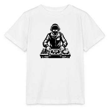 DJ Disc Jockey - Stanley/Stella Kinder T-Shirt MINI CREATOR  - Weiß - Vorne - Maike (125cm)