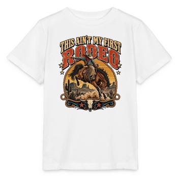 Das ist nicht mein erstes Rodeo - Stanley/Stella Kinder T-Shirt MINI CREATOR  - Weiß - Vorne - Maike (125cm)