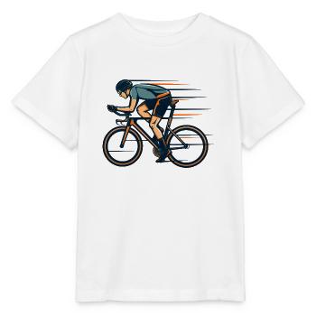 Straßenräder - Stanley/Stella Kinder T-Shirt MINI CREATOR  - Weiß - Vorne - Maike (125cm)