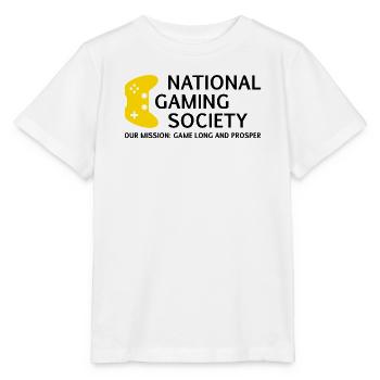 National Gaming Society Design für Gaming Kultur - Stanley/Stella Kinder T-Shirt MINI CREATOR  - Weiß - Vorne - Maike (125cm)