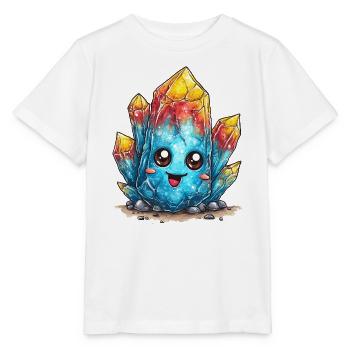 Leuchtender Kristall  - Stanley/Stella Kinder T-Shirt MINI CREATOR  - Weiß - Vorne - Maike (125cm)