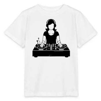 DJ - Stanley/Stella Kinder T-Shirt MINI CREATOR  - Weiß - Vorne - Maike (125cm)