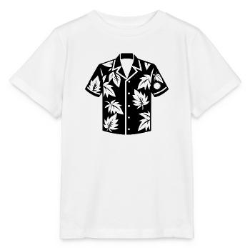 Schlichtes Aloha-Hemd - Stanley/Stella Kinder T-Shirt MINI CREATOR  - Weiß - Vorne - Maike (125cm)
