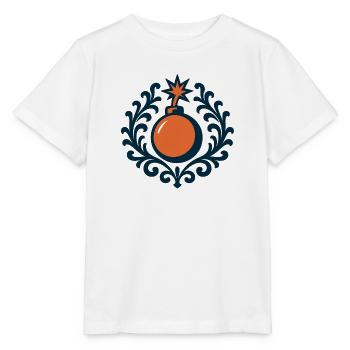 Kreisrahmen Monogramm Icon. Monogramm & Initialen. - Stanley/Stella Kinder T-Shirt MINI CREATOR  - Weiß - Vorne - Maike (125cm)