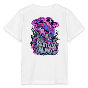 Neon Drache Graffiti Restless Always - Stanley/Stella Kinder T-Shirt MINI CREATOR  - Weiß - Vorne - Maike (125cm)