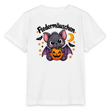 Fledermäuschen - Stanley/Stella Kinder T-Shirt MINI CREATOR  - Weiß - Vorne - Maike (125cm)