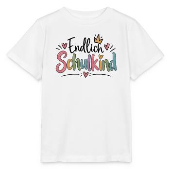 Endlich Schulkind - Einschulung - Schulbeginn - Stanley/Stella Kinder T-Shirt MINI CREATOR  - Weiß - Vorne - Maike (125cm)
